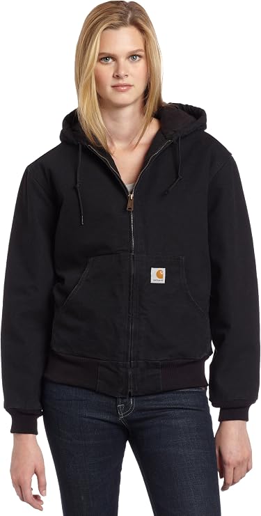 Carhartt Womens Sandstone Artic Jacket, Black, Meduim