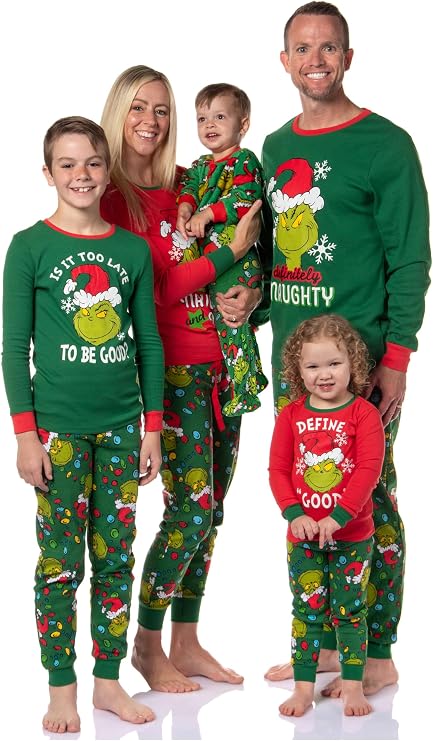 Grinch Christmas Pajama Set by Dr. Seuss