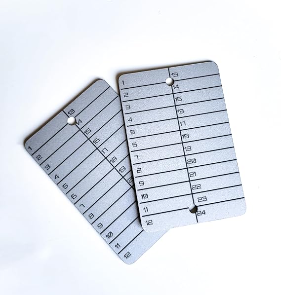 Titanium Cryptocurrency Card Sized Seed Hardware Plates - Cold Storage Seed Backup - Compatible with All BIP39