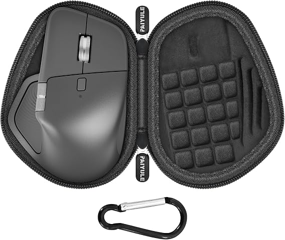 PAIYULE Hard Mouse Case for Logitech MX Master 4/3S/3 Black