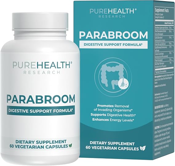 PUREHEALTH RESEARCH ParaBroom - Gut & Digestive Support - 1 Bottle