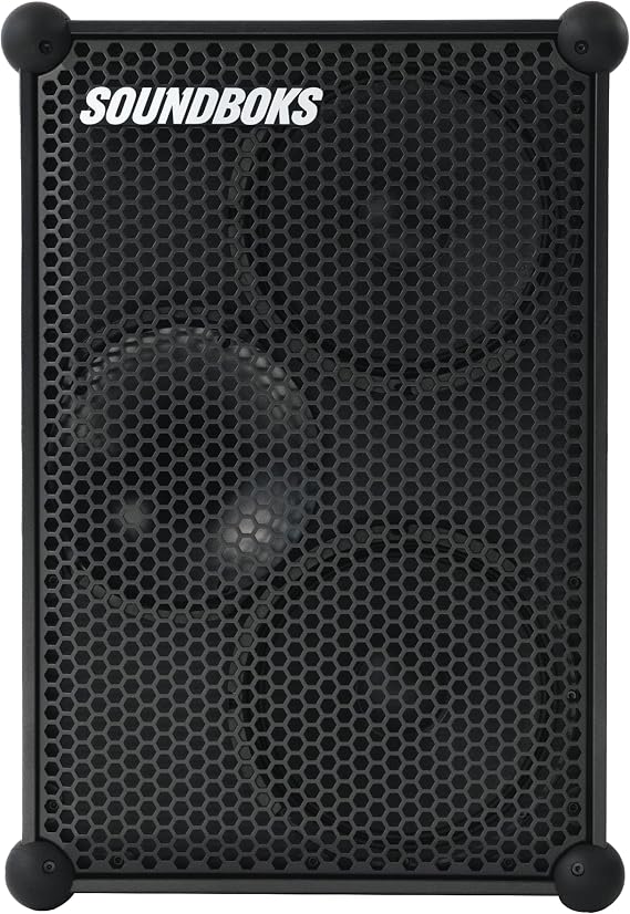 SOUNDBOKS (Gen. 3 Loudest Portable Bluetooth Speaker Performance Speaker with Rechargeable Battery Wireless and Water Resistant 40 Hour Battery Life 126dB (Black)