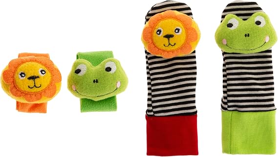 Babyjem Çingirakli Çorap Ve Bİleklİk Aslan-kurbaĞa
