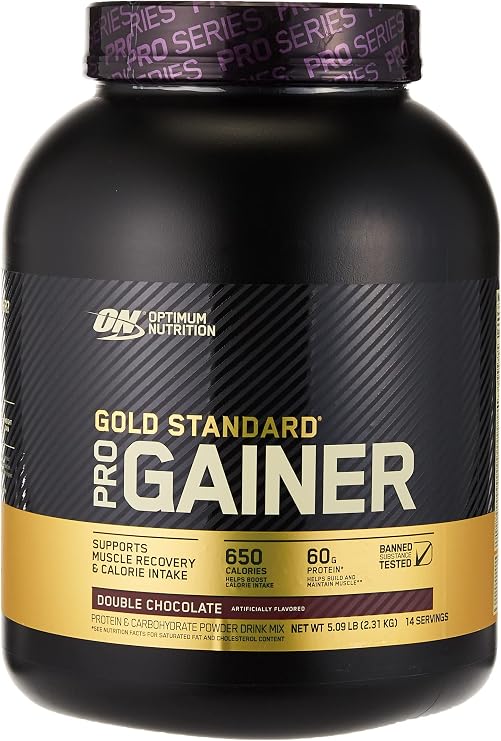 Optimum Nutrition Pro Gainer Weight Gainer Protein Powder,Vitamin C and Zinc for Immune Support