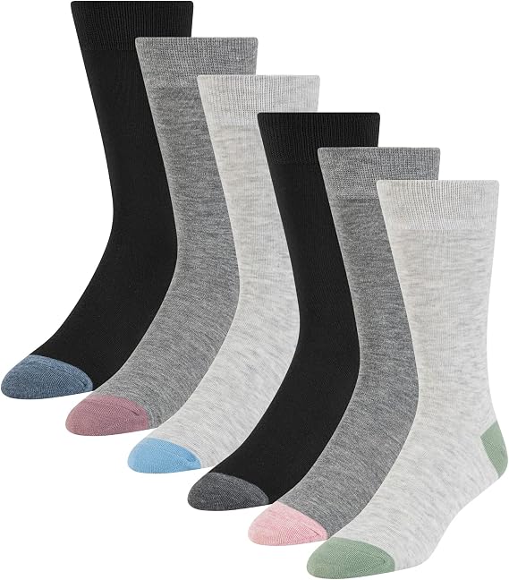 Ted Baker Men's Solid Crew Dress Socks (6-Pack)