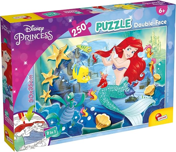 Liscianigiochi 91706 Disney Puzzle Df Plus 250 Ariel, Nicht Zutreffend.