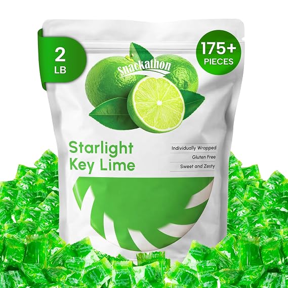 Starlight Candy, Individually Wrapped (2 Pound, Key Lime)