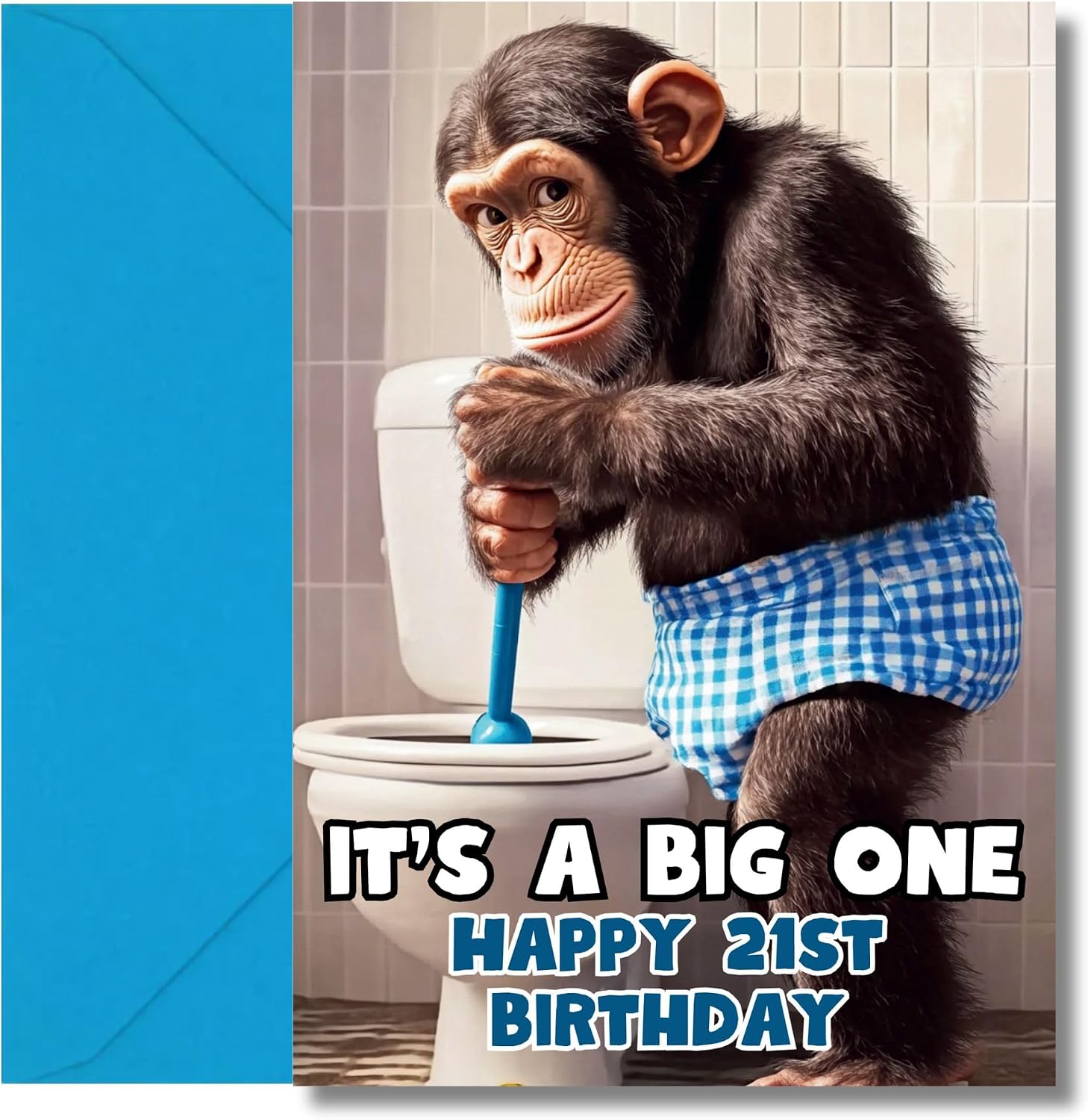 LimaLima 21st Birthday Card For Men Him & Women Funny It's A Big One For Brother Son & Best Friends