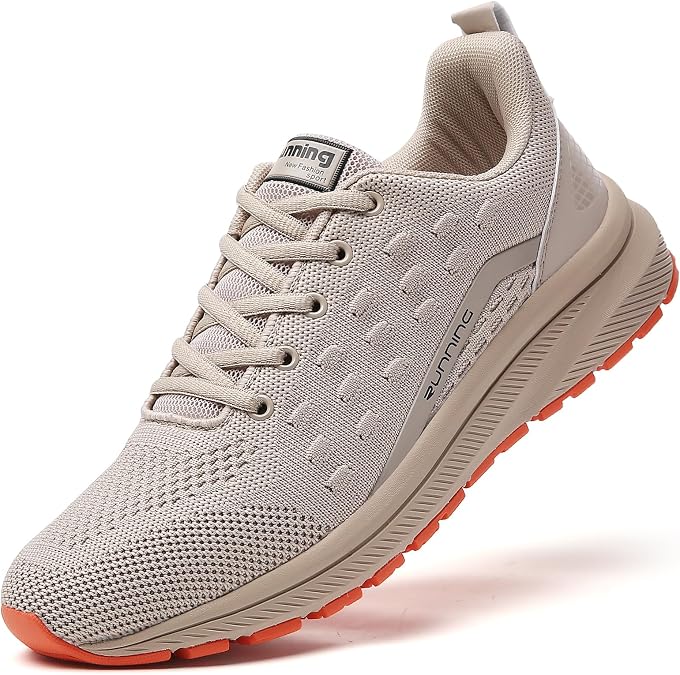 TSIODFO Men Running Shoes Athletic Walking Sneakers
