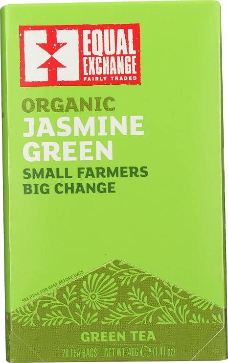 Equal Exchange, Tea Green Jasmine Organic, 20 Count