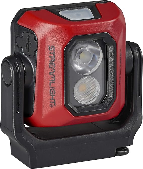 Streamlight 61510 Syclone 400-Lumen Red LED Work Light Lantern, Red