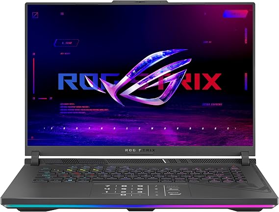 ASUS ROG Strix G16 (2023) Gaming Laptop, 16a Nebula Display 16:10 QHD 240Hz, GeForce RTX 4070, Intel Core i9-13980HX, 32GB DDR5, 1TB PCIe SSD, Wi-Fi 6E, Windows 11 Pro, G614JI-XS96,Eclipse Gray
