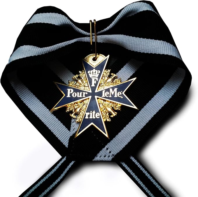 Military Pour Le Merite 24k Gold Plated Blue Max Medal - Highest Honor Award - One of The Best Medals Copy