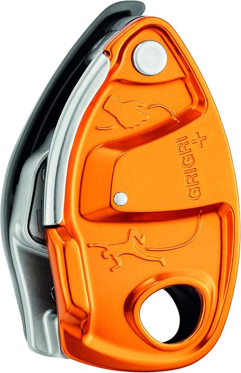 PETZL Orange GRIGRI + Plus Climbing Belay Device
