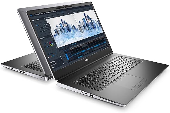 Dell Precision 7760 Workstation Laptop | 17.3" 3840x2160 4k | Xeon W - 11955M - 1TB SSD Hard Drive - 64GB RAM - Nvidia GeForce RTX 3080 | 8 cores @ 5 GHz - 8GB GDDR6X Win 11 Pro Silver
