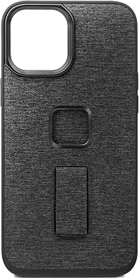 Peak Design Mobile Everyday Loop Phone Case for iPhone 13, Charcoal, With Loop, Slim Profile, 6 ft Drop Protection, Weatherproof Fabric Shell, SlimLink Connects to Peak Design Mobile Mounts & Gear