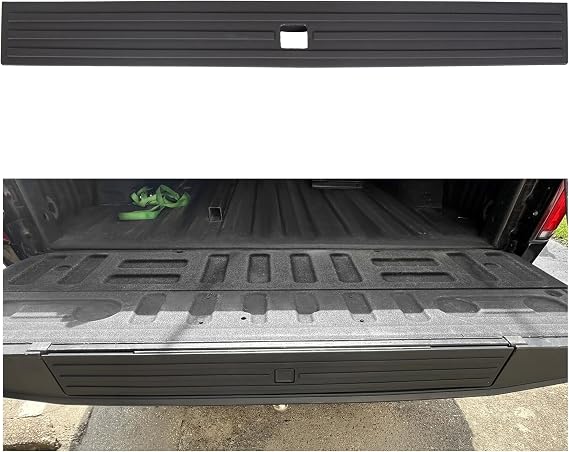 HECASA Center Flexible Flex Step Tailgate Cap Pad Molding Trim with Release Button Compatible with 2015 2016 2017 2018 2019 2020 F150 F-150 Replace for FL3Z9940602B