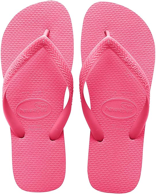 Havaianas Women's Top Flip Flop Sandal,Pink,37/38 BR (7-8 M US Women's/ 6 M US Men's)