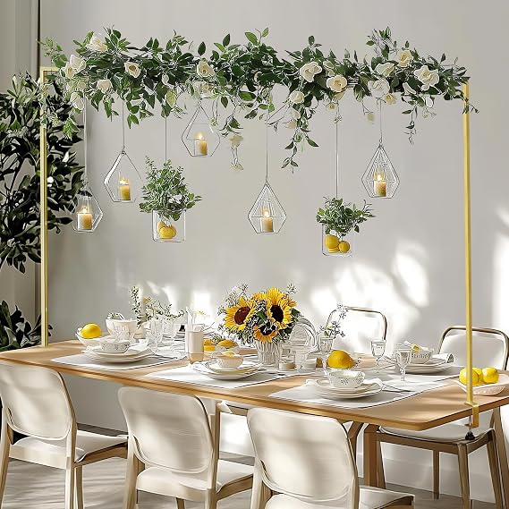 Babenest Gold Over The Table Rod Stand with Clamps for Party Decor