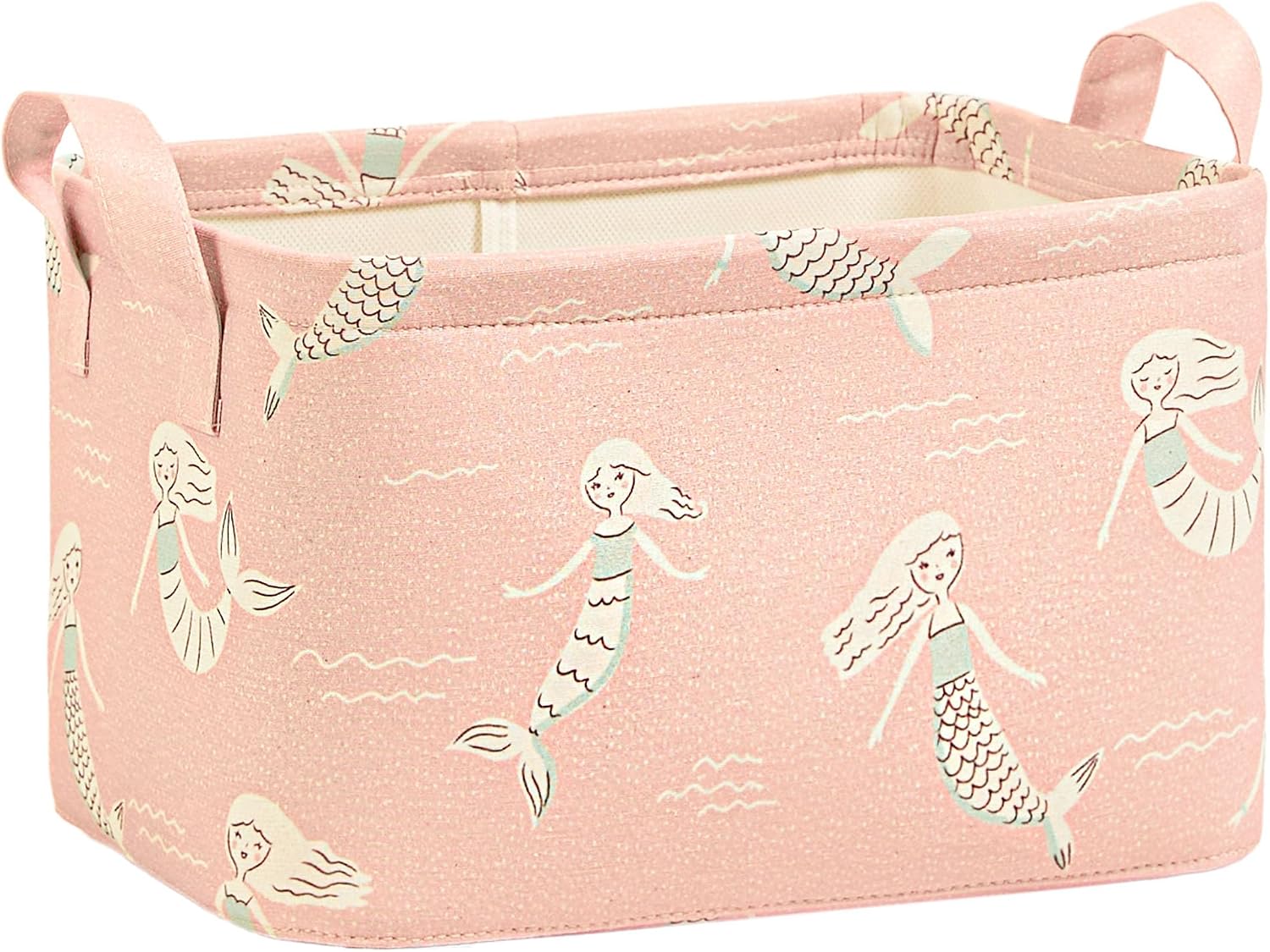 Ocean Home Textile Çocuk Odası Deniz Kızı Sepet 30 x 21 x 18 cm