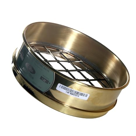 Advantech Brass Test Sieves, 8" Diameter, 1.06" Mesh, Half Height