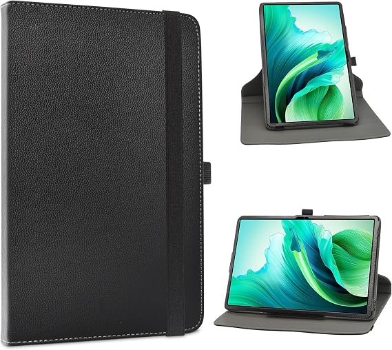 Case for Doogee U11 360° Rotating Stand Cover Premium Protective Case with Stand Function for Doogee U11 Pro/Blackview Tab 90/OUKITEL OT8/Alldocube iPlay 60 Lite 11 Inch Tablet Black