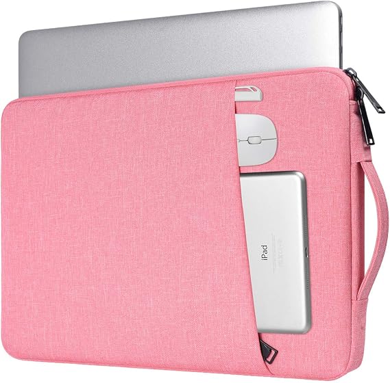 14 Inch Laptop Sleeve Case Bag for Asus Chromebook Vivobook14, Samsung Galaxy Chromebook Go, Lenovo ThinkPad 14/ Flex/Yoga, Dell Latitude, Acer HP Chromebook(Pink)