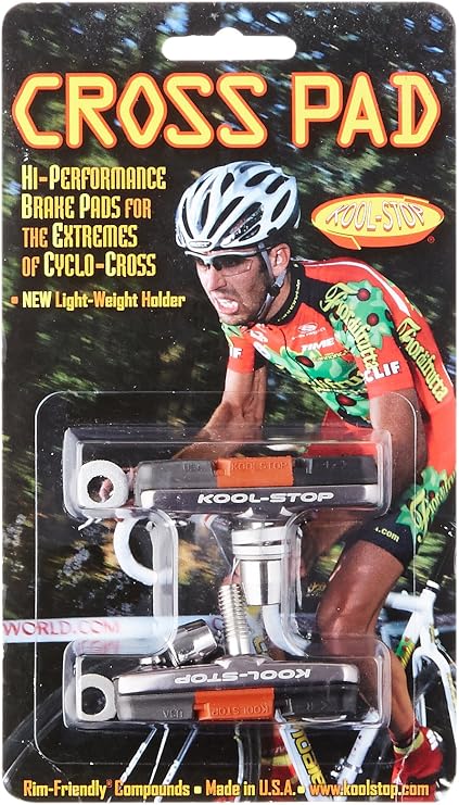 Kool Stop Cross Dura 2 Threaded Set Triple Compound Pad | brake-pads