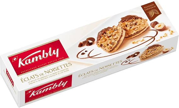 Kambly Eclats de Noisette 100g, Pack of 3 (3 x 100 g)