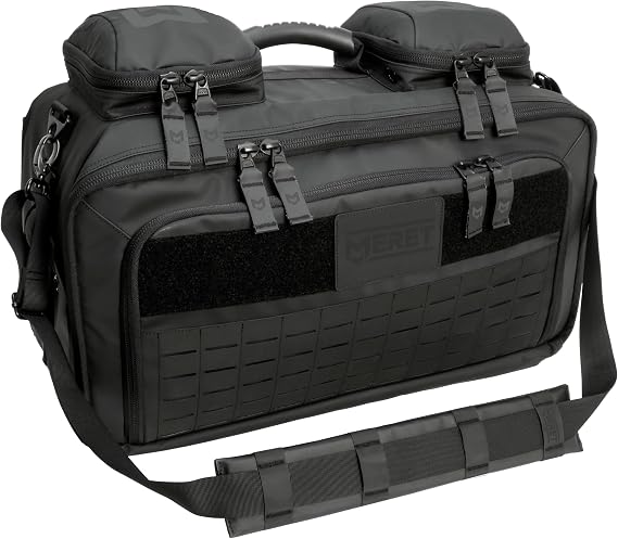 MERET OMNITM PRO X Tactical Medical Backpack Modular Trauma First Aid Kit Bag for EMS, EMT & First Responders, MOLLE Medical Gear Organizer, Tactical Black