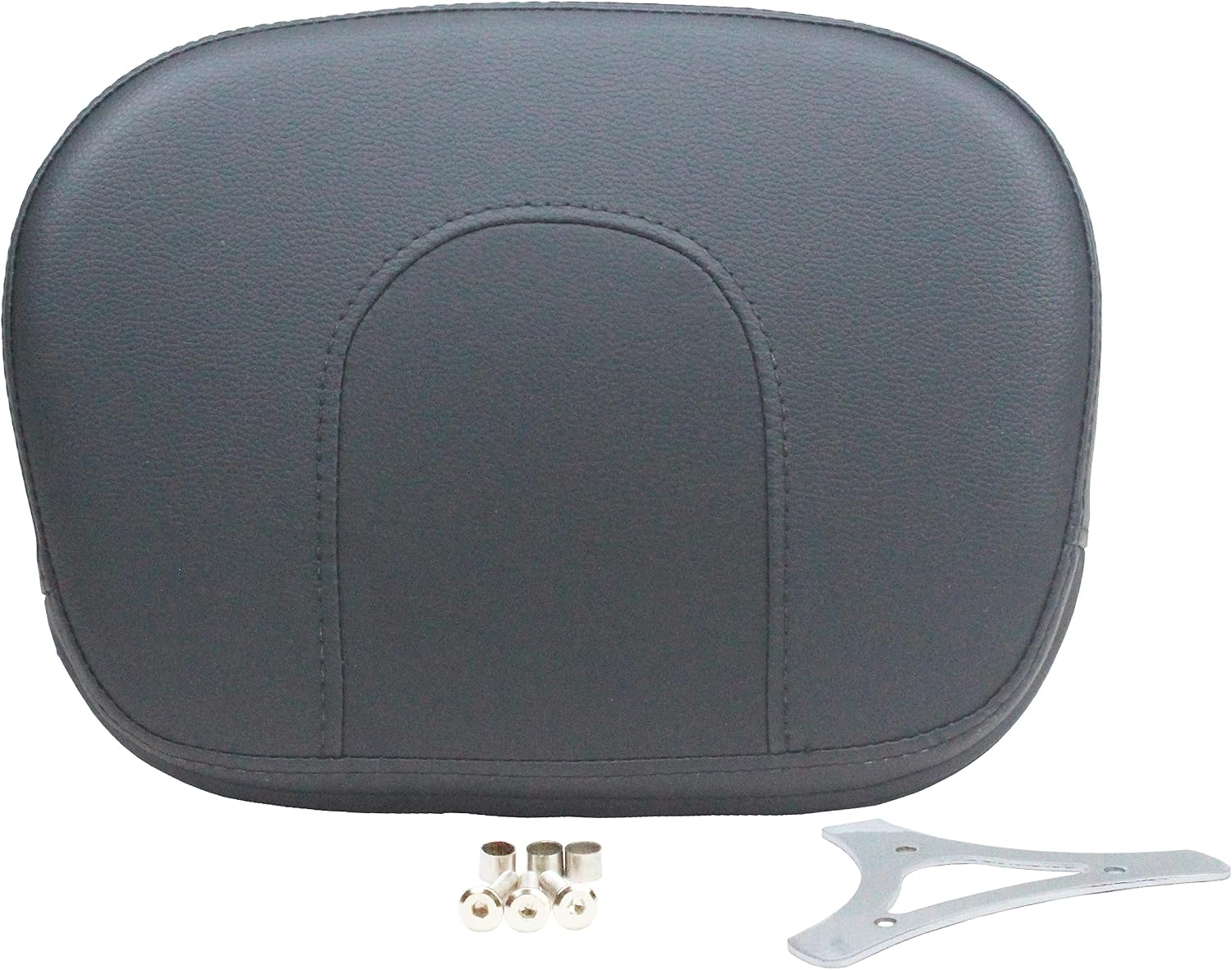 YHMOTO Detachable Sissy Bar Passenger Backrest Pad Fits For Harley Davidson Touring Street Glide Road King Electra Glide 1997-2023