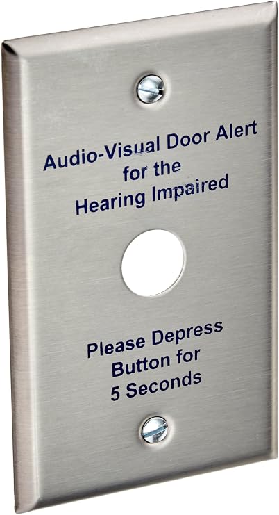 Edwards Signaling 147-10 Push Button Mounting Plate
