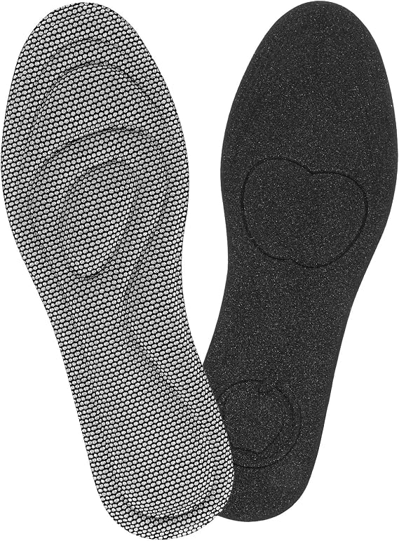1 Pair Memory Foam Insoles Soft Massage Shoe Inserts Replacement Full-Foot Responsive Cushioning Shoe Soles Shock Absorption Cut to Fit Any Sizes for Foot Health Sports Sneakers(M 10.5-11)