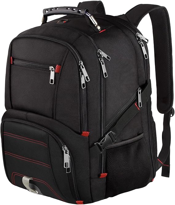 LTINVECK Travel Laptop Backpack,Extra Large Backpack for Men,Big 17 Inch Computer bag Tech Backpack
