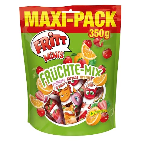 FRITT Fruit Mix Maxi Pack 350g Mini Strips