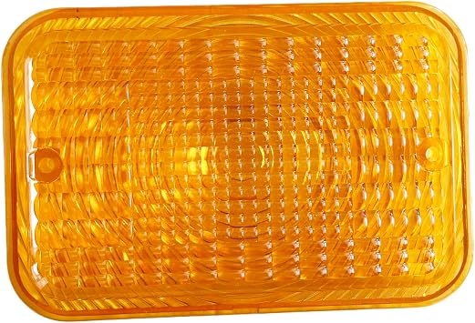 BLUESUNSOLAR 1PC Amber Lens LVU18745 Tail Light Lens Replacement for John Deere Tractor 1023E 1025R 1026R 2025R 2027R 2032R 2038R 2305 2320 2520 (1PC-LVU18745)