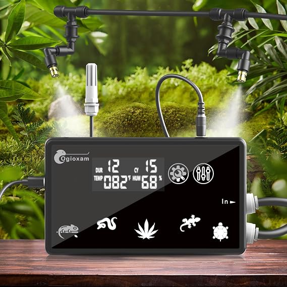 Automatic Reptile Mister System, Reptile Humidifiers Smart Misting System
