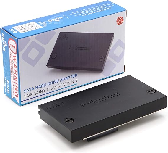 Kaico PS2 SATA HDD Adapter for PlayStation 2 Phat Console Expansion Bay | PS2 Phat expansion bay only, supports 2.5" and 3.5" SATA HDDs, no network port, ideal for OPL and homebrew setups