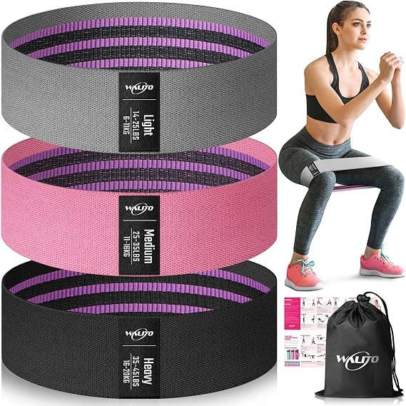 Fabric Resistance Bands for Working Out, Exercise Bands for Glutes and Legs
