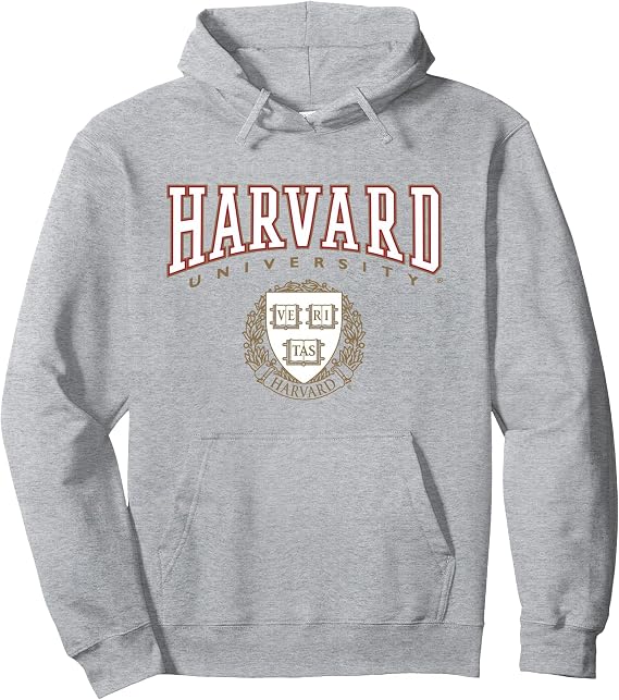 Harvard University Classic Crest Pullover Hoodie