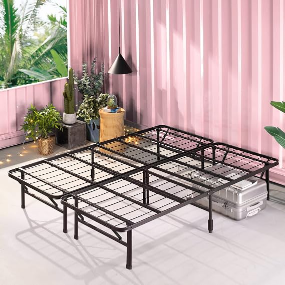 Zinus King SMARTBASE | Base de Cama Metalica para Colchn | Fcil Armado | 36 cm | Muebles de Recmara