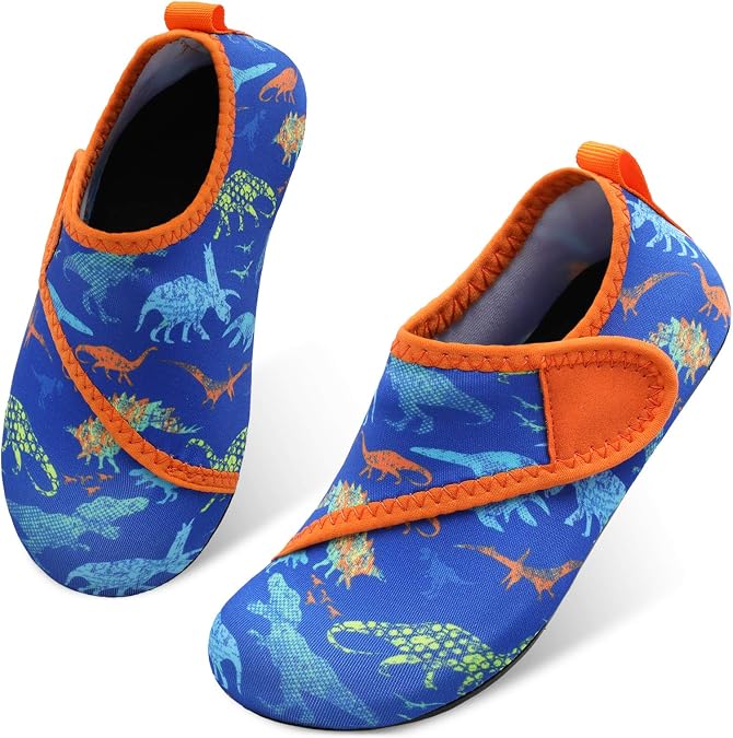 L-RUN Toddler Water Shoes Quick Dry Kids Swim Shoes Barefoot Boys Girls Aqua Socks for Beach Pool Surfing Yoga Non-Slip