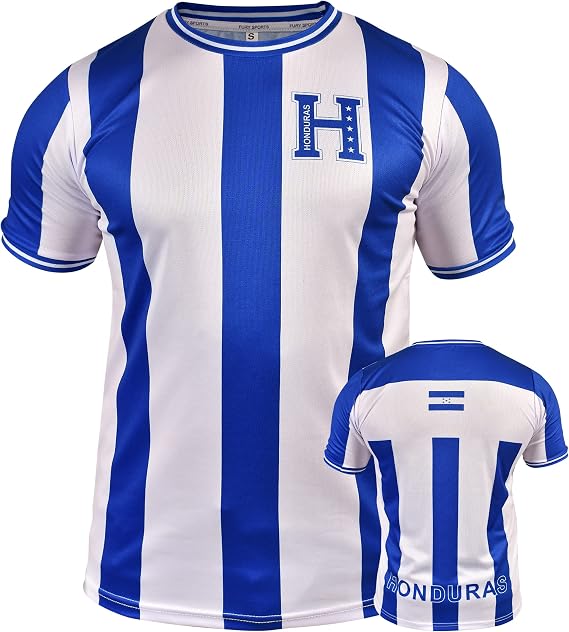 Fury Honduras Soccer Jersey - Honduras Soccer Shirt - Unisex Camiseta de Futbol (XS)