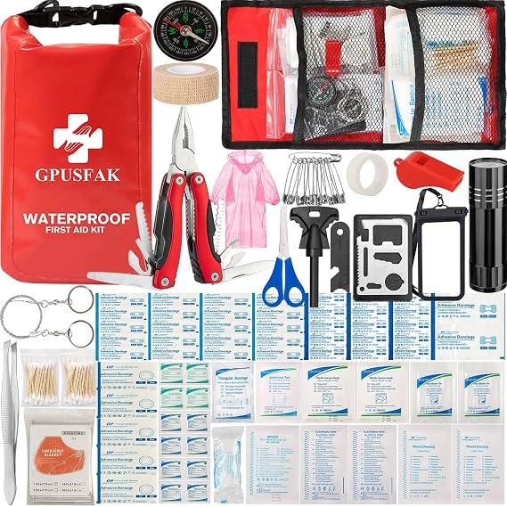 Waterproof First Aid Kit Boat Emergency Kit for Kayaking