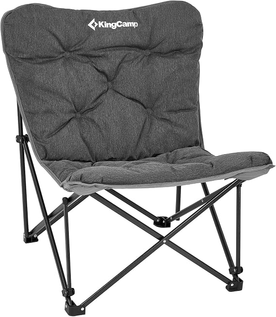 KingCamp Lemon Lux Ultra Konforlu Kamp Sandalyesi Grey