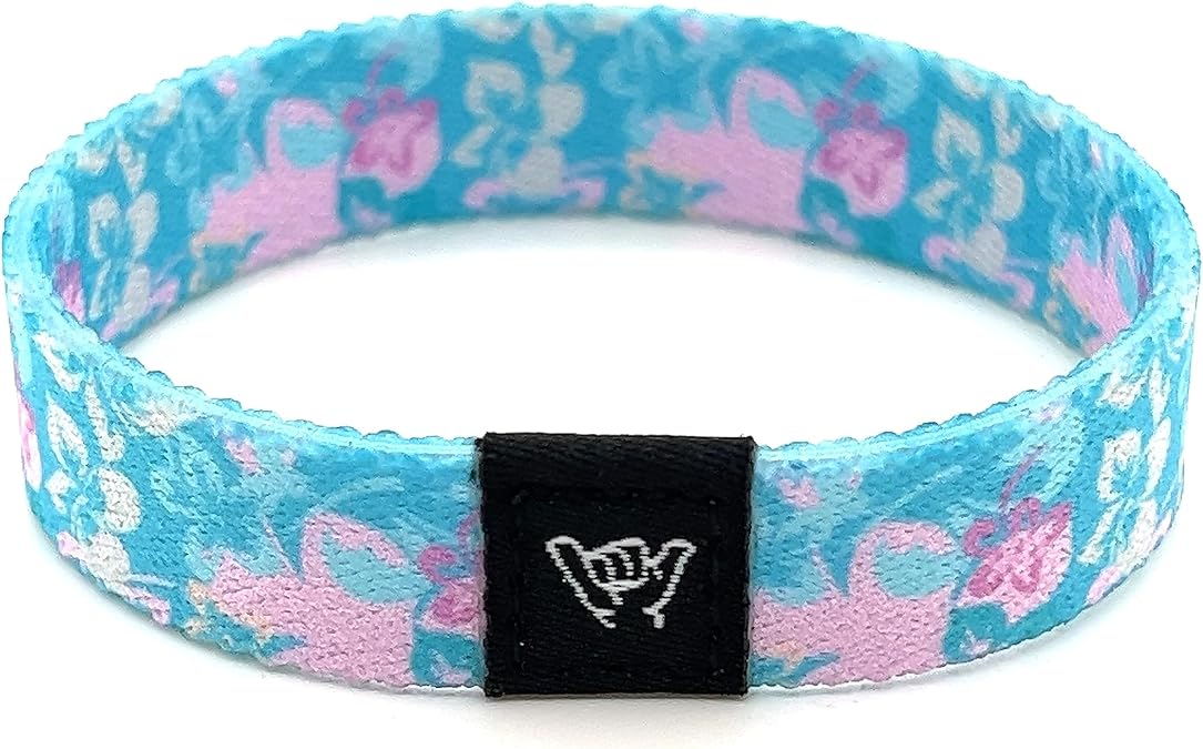 Hang Loose Bands Surfer Beach Bracelet for Men, Women & Teens - Comfy Summer Bracelets - Boho Reversible Wristband - Adjustable Festival Accessories & Friendship Jewelry Bracelet
