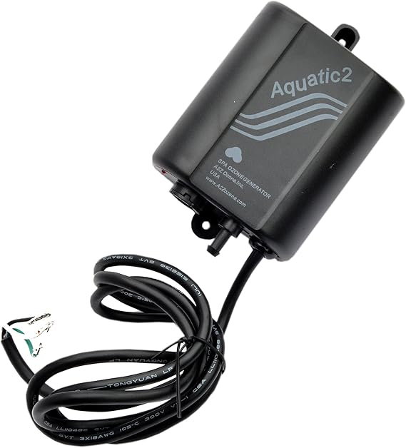 Aquatic 2 Spa, Hot Tub Ozone Generator 300 mg/h, Spa Skin Care, Ozonator, Irritant Reducer, for Water Sanitation