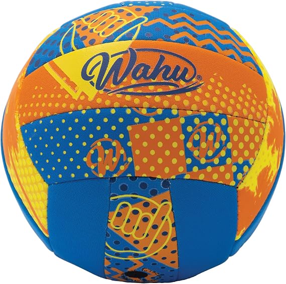 Wahu 100% Waterproof All-Purpose Pool Ball for Beach Volleyball, Soccer, and More, 6.5" Round Water Ball for Beach and Pool Sports Games