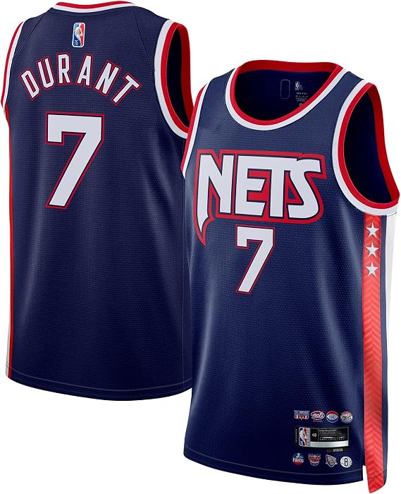 Outerstuff Kevin Durant Brooklyn Nets Gray #7 Youth 8-20 Alternate Edition Swingman Player Jersey