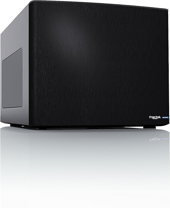 Fractal Design Node 304 - Black - Mini Cube Compact Computer Case - Small Form Factor - Mini ITX Mitx - High Airflow - Modular Interior - 3X Silent R2 120mm Fans Included - USB 3.0